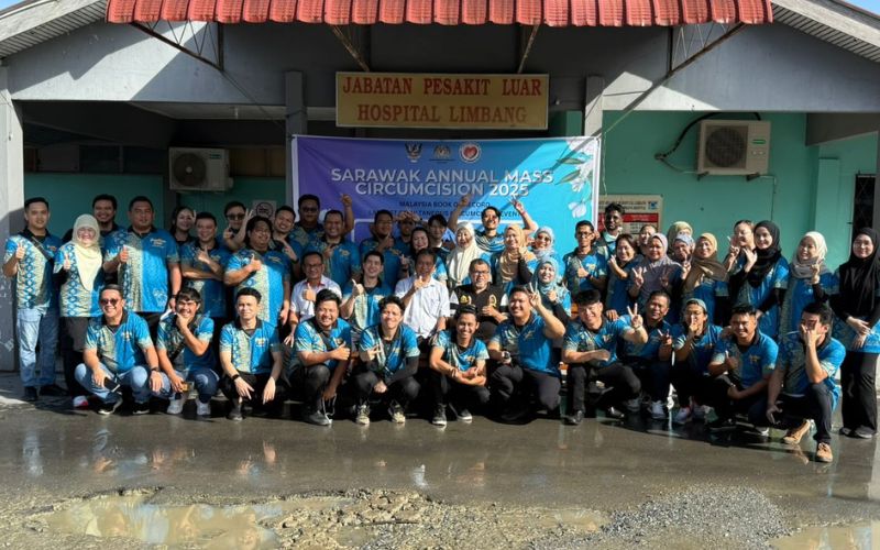 Program berkhatan beramai-ramai seluruh Sarawak 2025 catat sejarah, sasar Malaysia Book of Records