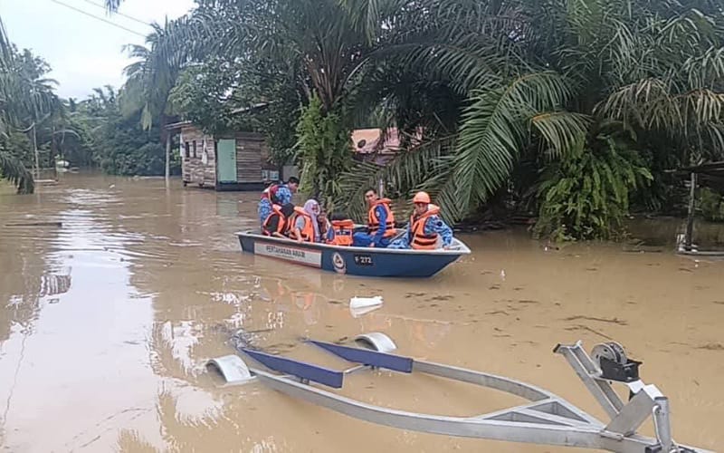 APM Sandakan laksana pemindahan mangsa banjir di 2 kampung
