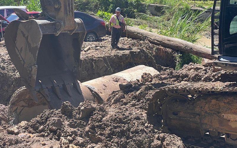 Tindakan kerja penyelengaraan segera diambil susulan banjir di 2 kampung di Ranau