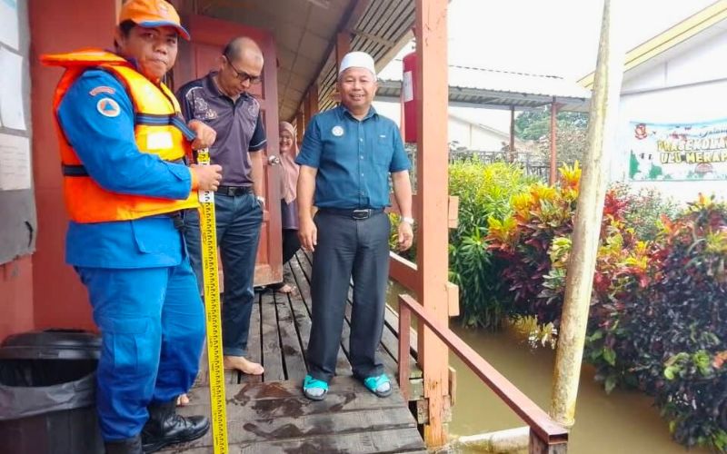Banjir Merapok terkawal, paras air surut perlahan