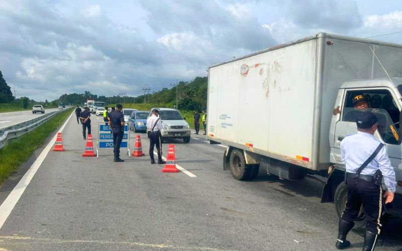 IPD Saratok perketat kawalan lokasi ‘panas’, keluar 26 saman