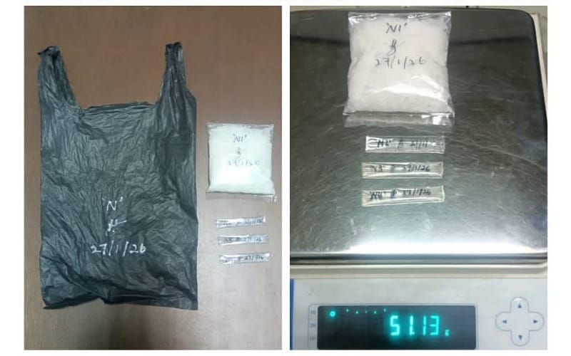 Penganggur ditahan miliki 51 gram syabu