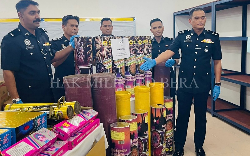 Serbuan polis bongkar mercun haram bernilai RM400,000