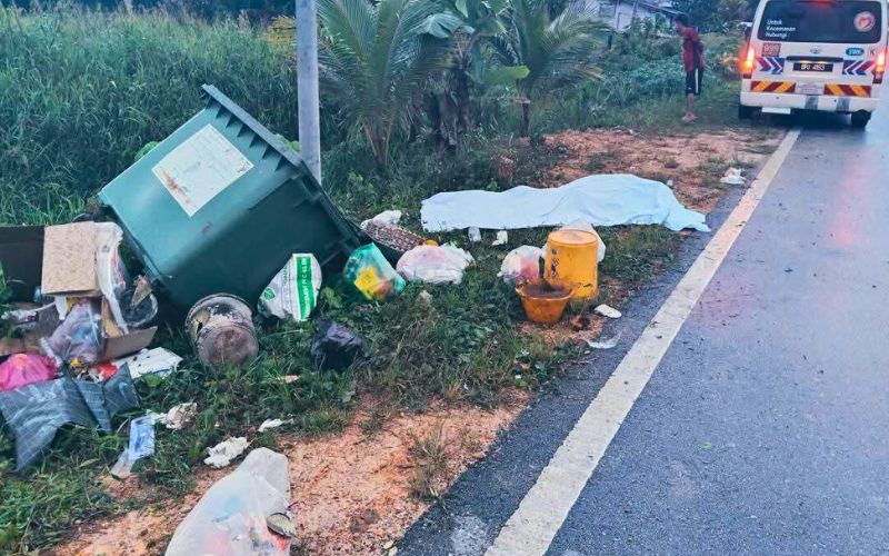 Penunggang maut selepas motosikal hilang kawalan di Bintangor