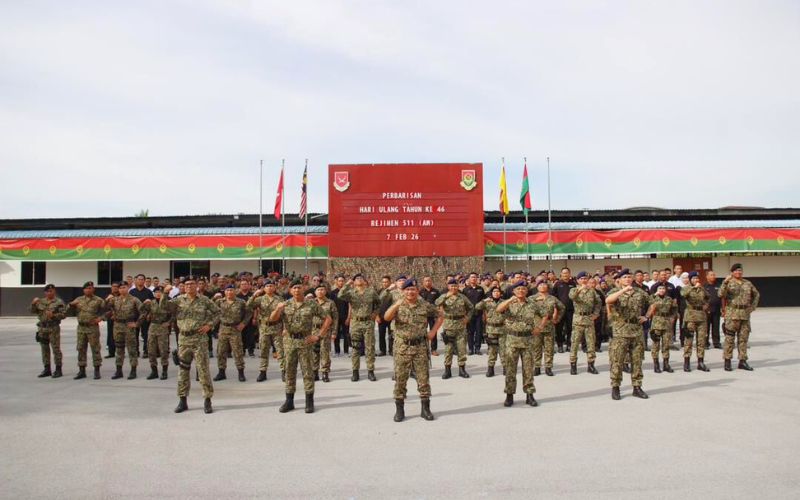 Rejimen 511 AW raikan ulang tahun ke-46, bukti kesiapsiagaan