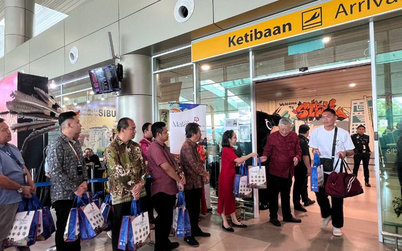 Tourism Malaysia perkukuh promosi tahun melawat Malaysia di Lapangan Terbang Sibu