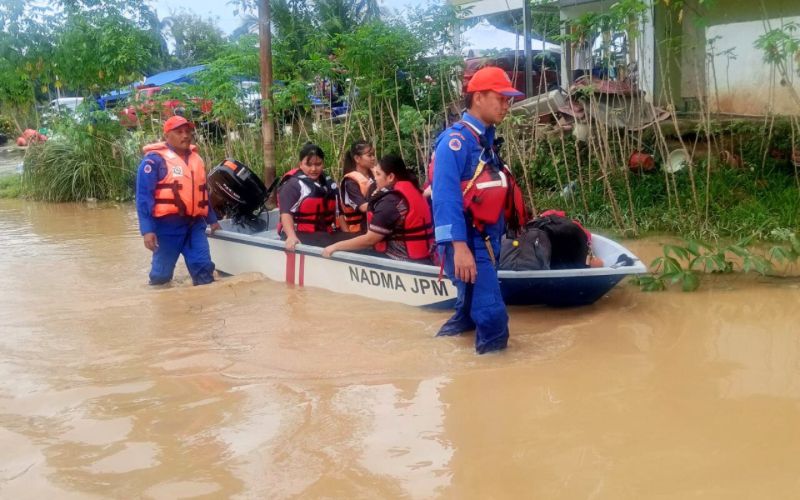 74 calon STPM diselamatkan dari kawasan banjir di Paitan dan Pitas