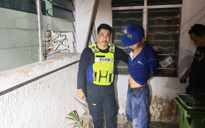 Lelaki positif dadah dicekup di Jalan Bukit Mata