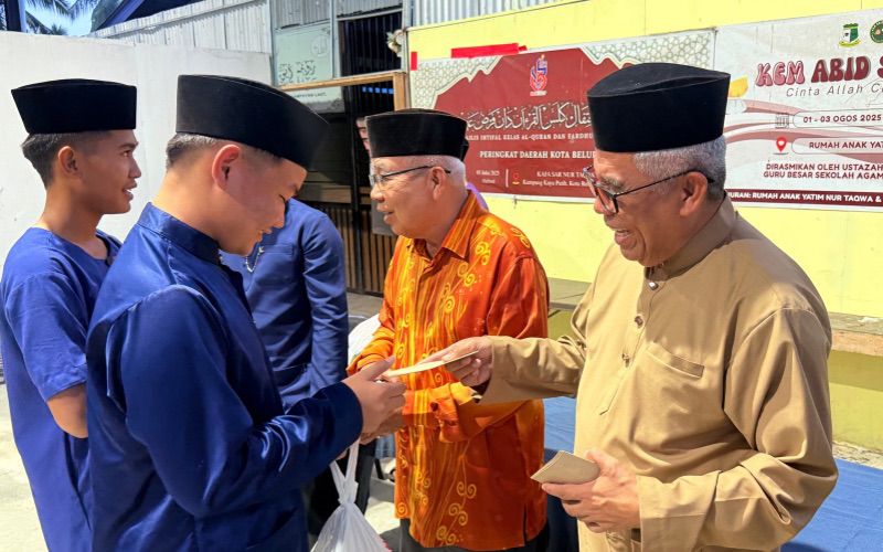 ‎JKOM santuni anak yatim, asnaf melalui Program Hasrat MADANI di Kota Belud ‎