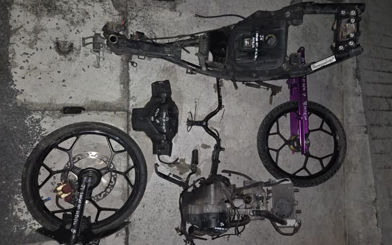 Tiga ditahan kes curi motosikal di Arau