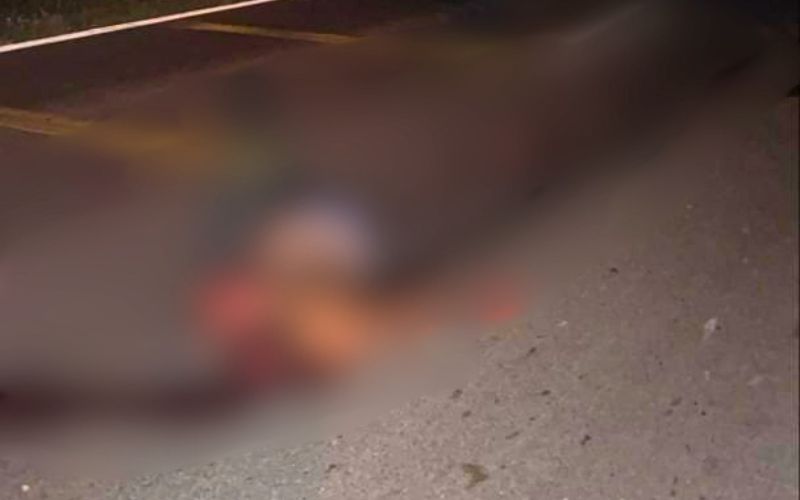 Disyaki baring atas jalan, lelaki maut digilis