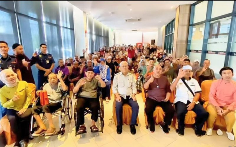 Sumbangan Ikhlas Setulus Kasih ceriakan 84 penduduk Serian menjelang Aidilfitri