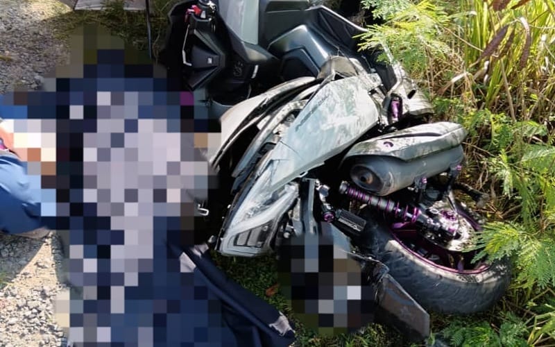 Rehat sebentar bertukar tragedi, penunggang motosikal dirempuh 4WD