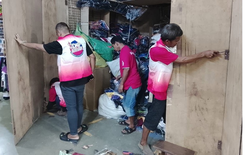 Gerai jualan di Pasar Umum Sandakan dipecah masuk