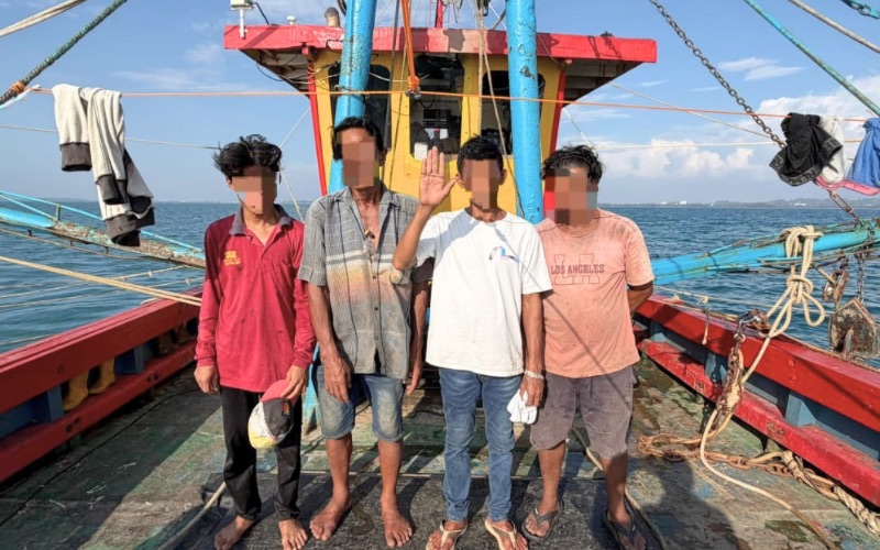 Kapal tunda ditahan, lima kru positif dadah