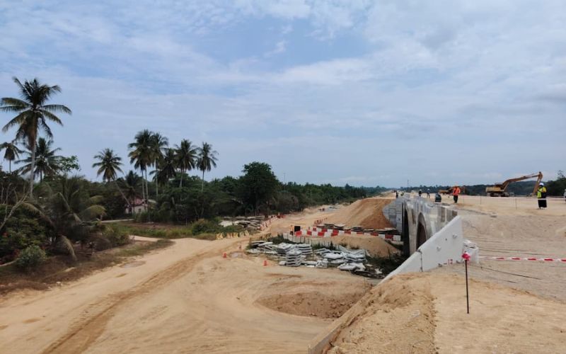 Projek lebuh raya Kota Bharu–Kuala Krai progresif, siap Ogos 2026