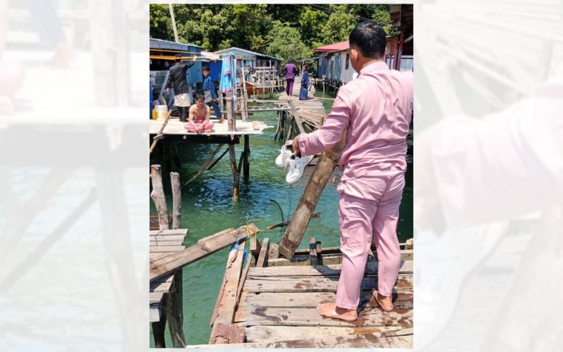 RM300,000 bina semula titian Kampung Selamat Lok Urai