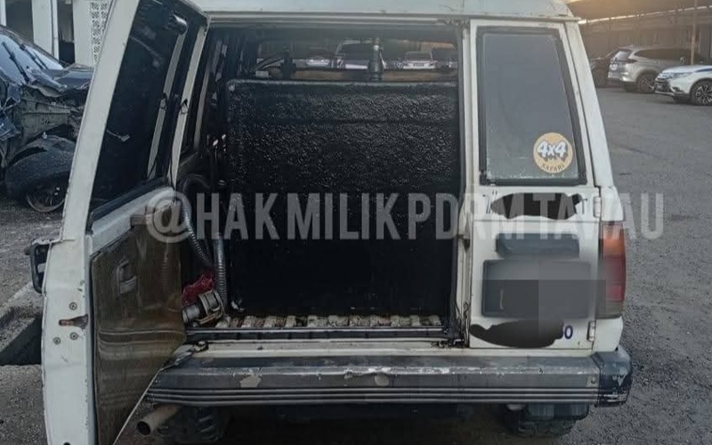 Lelaki ditahan ubah suai tangki fiber, bawa diesel 300 liter