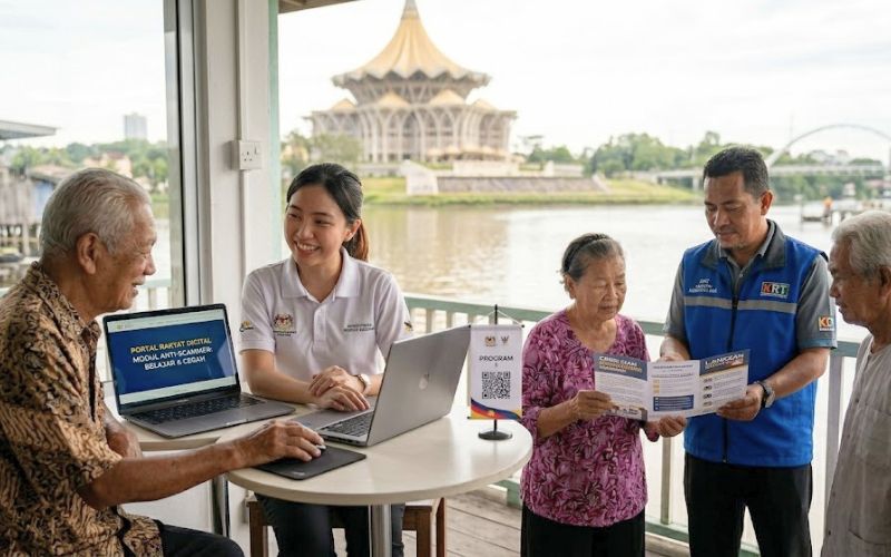 Kolaborasi KRT, Kementerian Digital: Perisai ‘scammer’, celik IT buat penduduk kampung