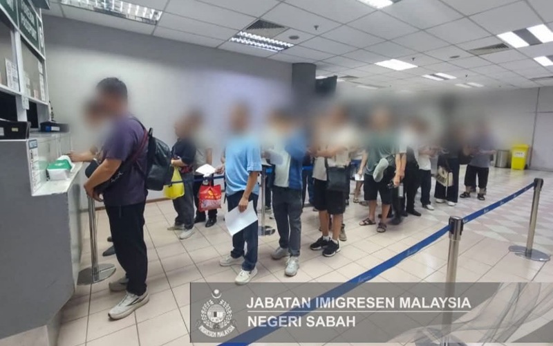 24 warga China dihantar pulang, disenarai hitam Imigresen Sabah