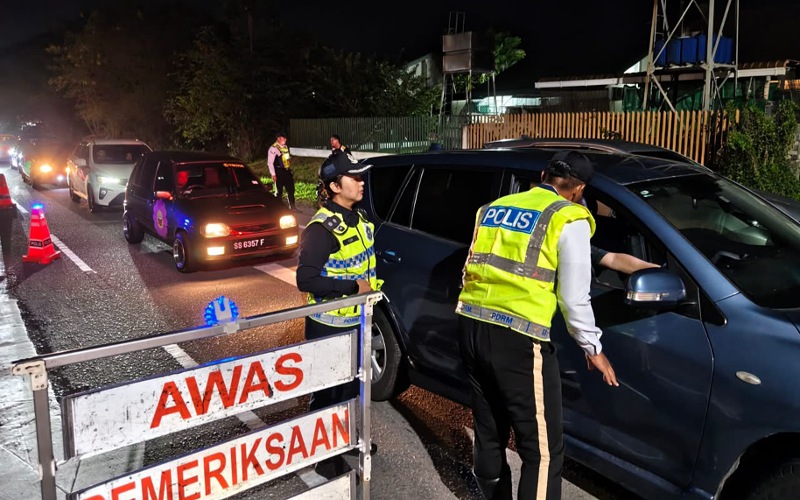 Op Mabuk: 2 lelaki ditahan, 14 saman dikeluarkan