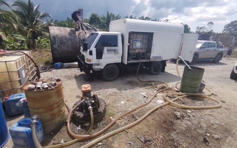 Marin Sabah tumpas kegiatan pindah diesel subsidi, rampasan lebih RM194,000