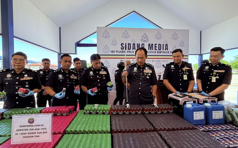 Sindiket proses dadah bentuk cecair untuk vape dikesan di Sabah