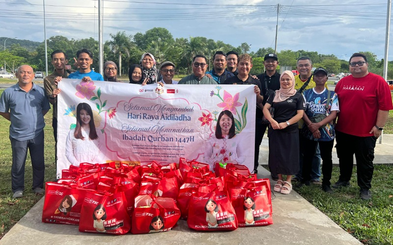 Tradisi Aidiladha diteruskan, Vivian Wong santuni warga media Sandakan