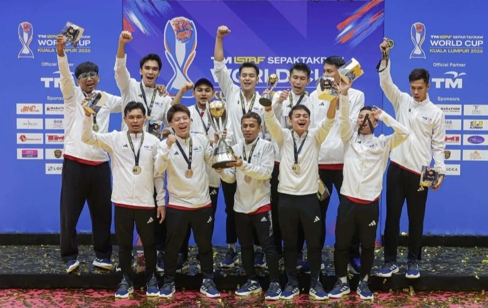 Pasukan takraw Malaysia kini kembali mengaum di dunia sukan