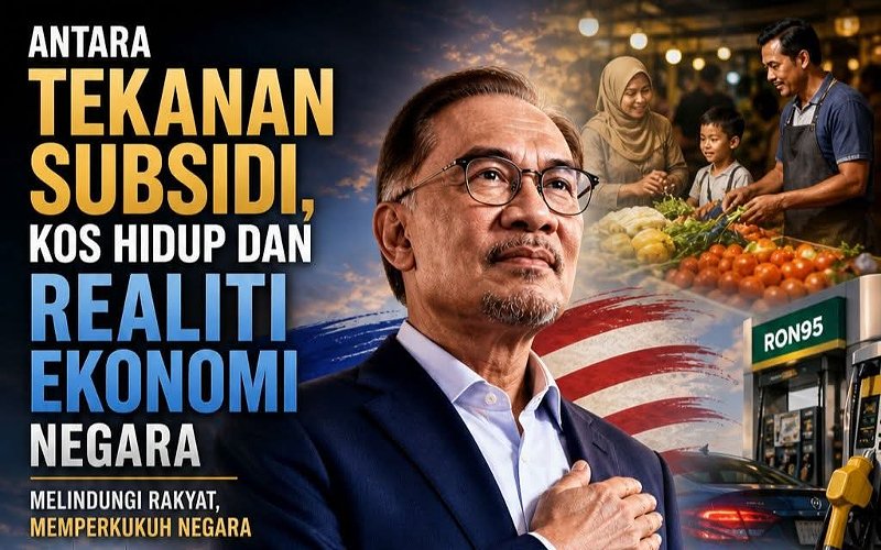 Antara tekanan subsidi, kos hidup dan realiti ekonomi negara