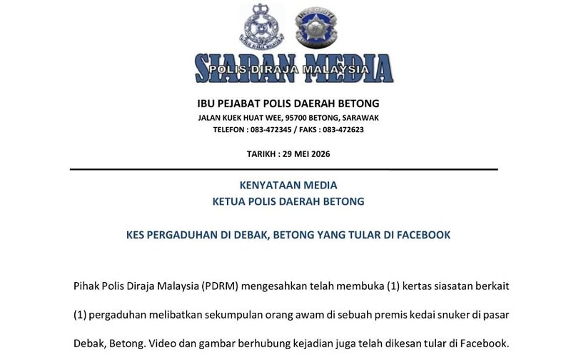 Gara-gara mabuk, 9 lelaki ditahan merusuh di pusat snuker