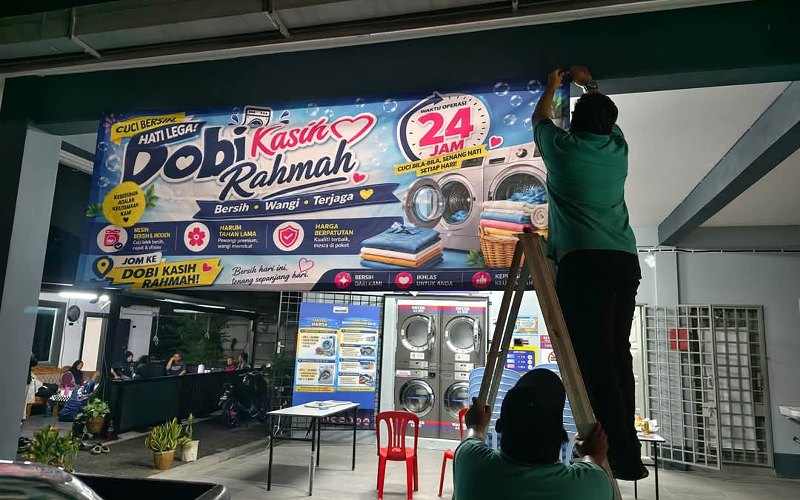 Dobi Kasih Rahmah Kulai mudahkan kehidupan penduduk kampung