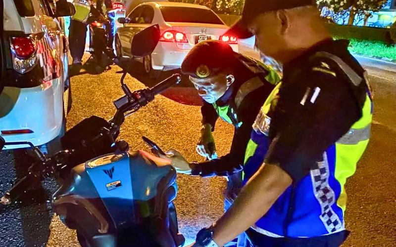 Ubah suai lampu haram antara punca 11 kenderaan disita di Kuching