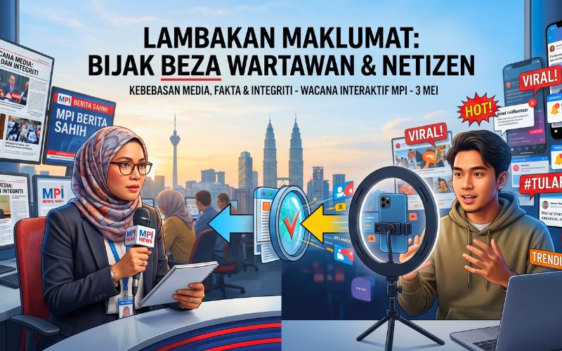 Lambakan maklumat: Rakyat perlu bijak beza wartawan dan netizen