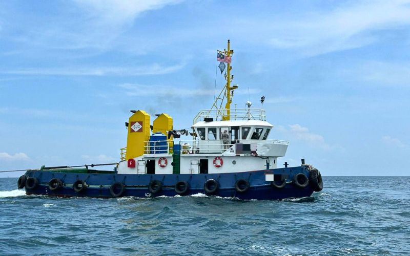 Tiada dokumen sah, kapal tunda dan tongkang ditahan Maritim Miri