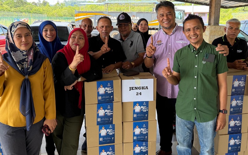 Inisiatif bantuan negeri bermula, 550 kotak disalur di Pulau Tawar