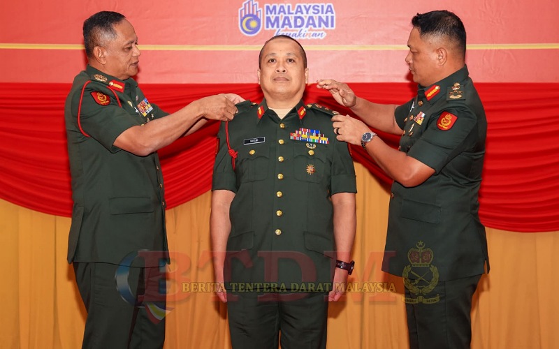Sapok Biki kini pakai pangkat Leftenan Kolonel