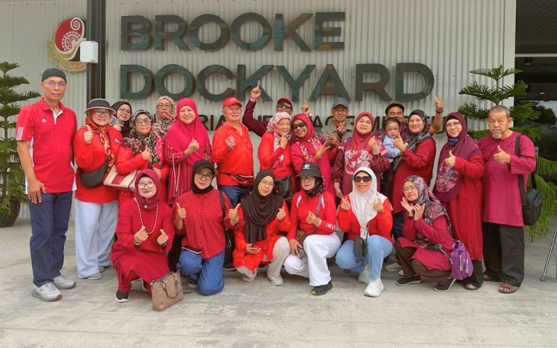 Lawatan Diwarmas ke Brooke Dockyard imbau memori silam warga emas