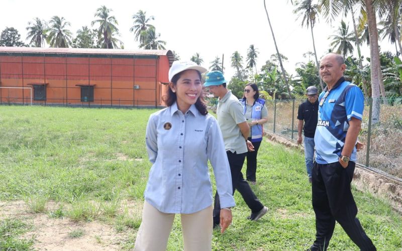 Penduduk Sungai Apin nikmati fasiliti sukan lebih selesa