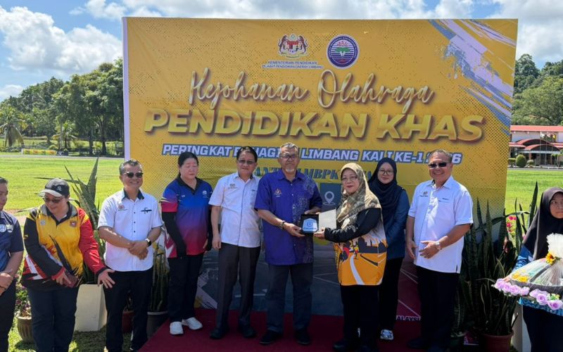 Limbang tuan rumah pertama kejohanan olahraga pendidikan khas peringkat bahagian