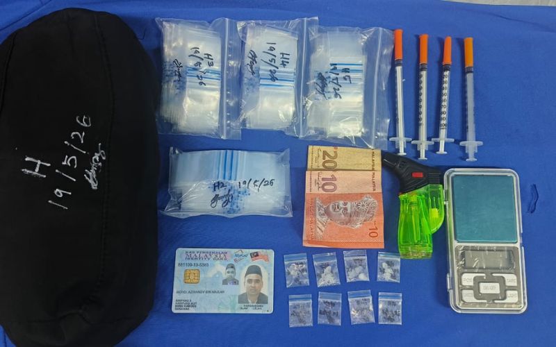 Polis tahan lelaki disyaki edar syabu dalam Op Tapis