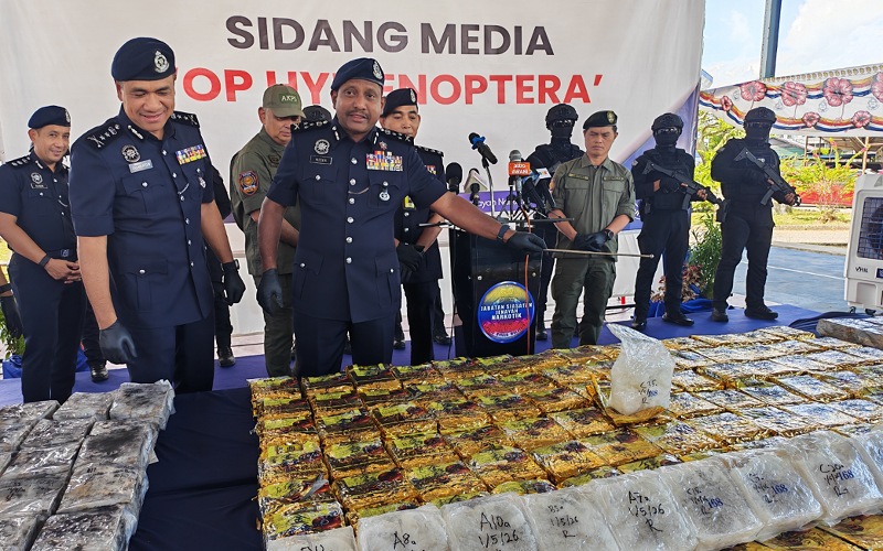 Sindiket dadah RM16.34 juta tumpas, guna kenderaan terpakai elak dikesan