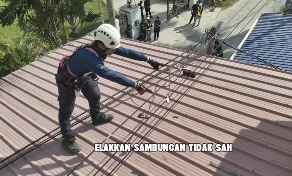 Operasi bersama pelbagai agensi banteras aktiviti pencurian elektrik di setinggan