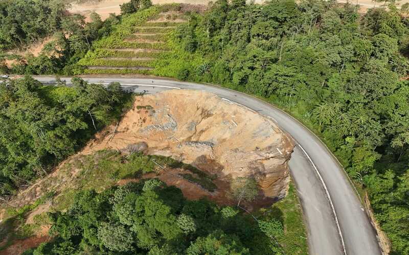 Jalan lencongan sementara FT185 dijangka dibuka 21 Mei
