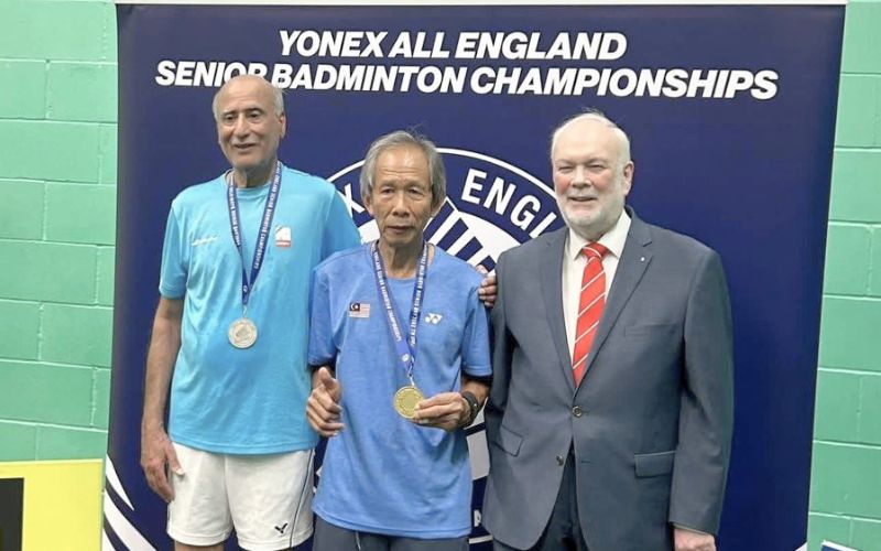 Zaini Garip raih emas di Kejohanan All England Senior 2026