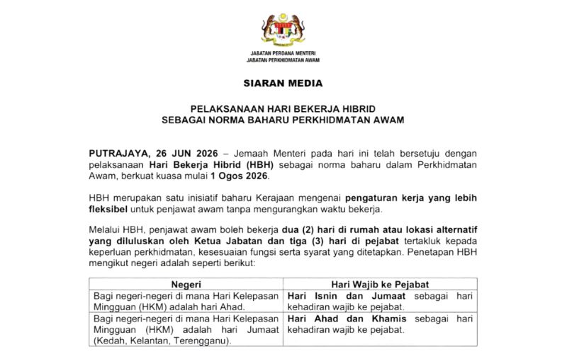 HBH disambut baik, uji kecekapan perkhidmatan awam