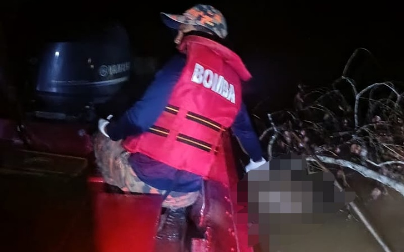 Lelaki hilang jatuh bot ditemukan lemas
