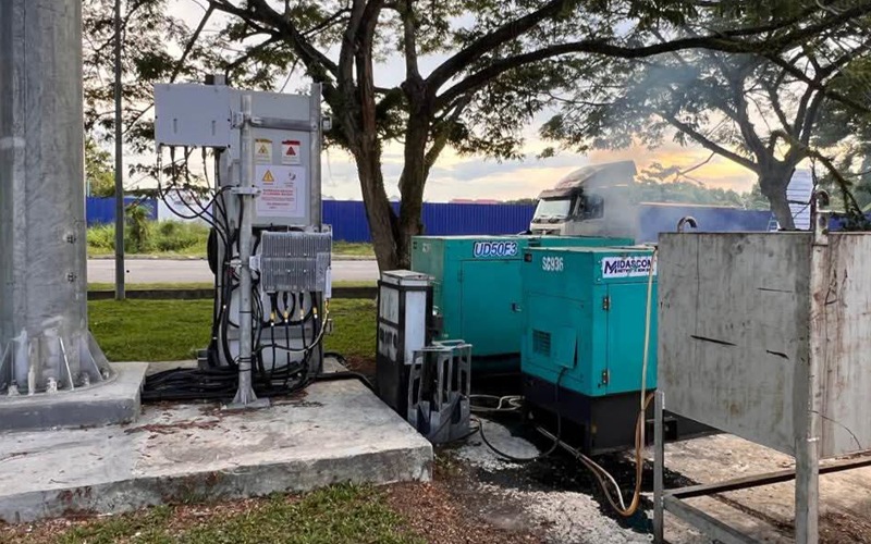Genset menara telekomunikasi Bandar Letat dihenti selepas aduan penduduk