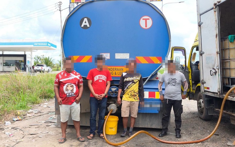 4 ditahan, minyak sawit mentah RM424,210 dirampas di Sandakan