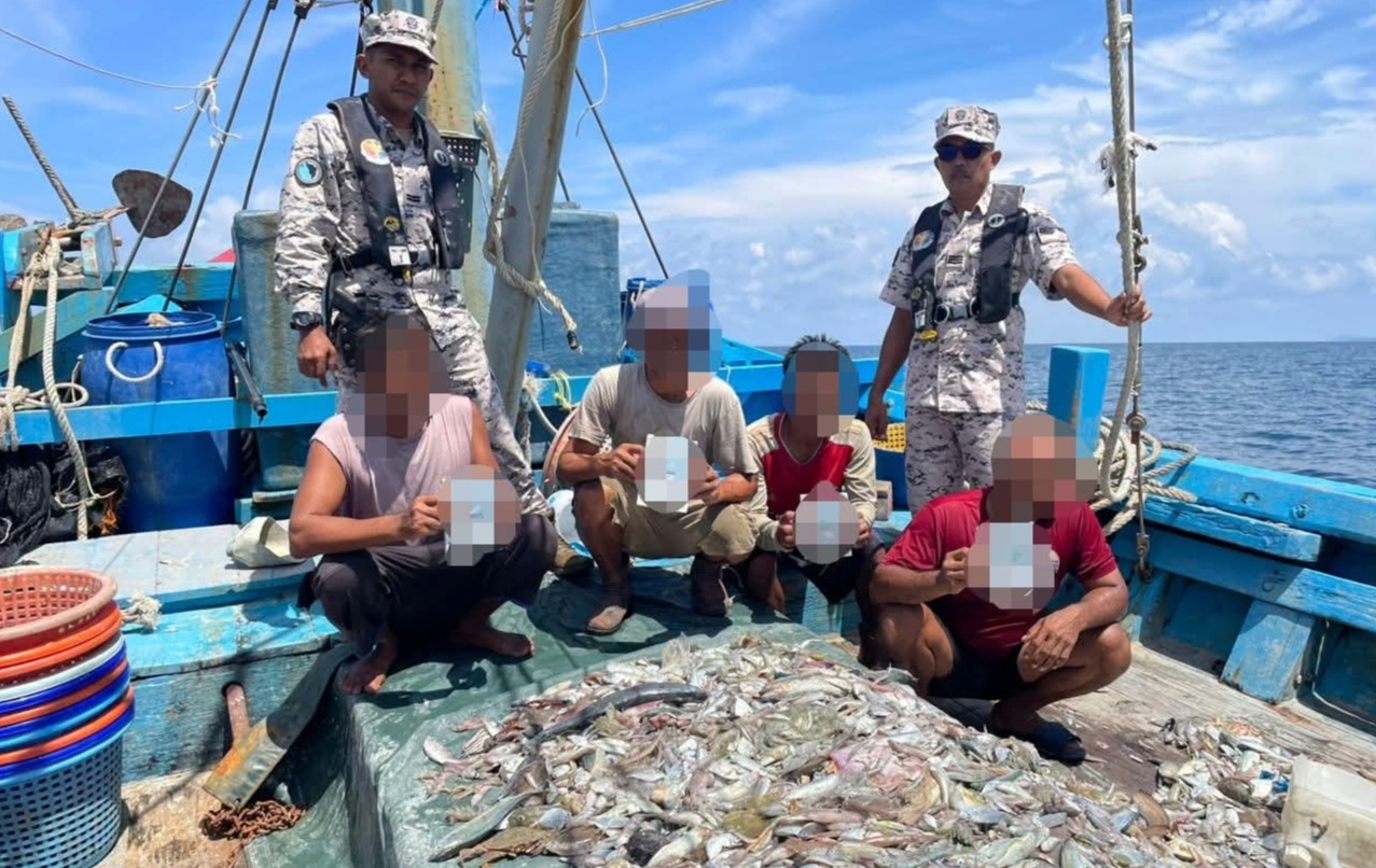 Empat nelayan warga Thailand ditahan langgar syarat tangkap ikan